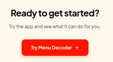 The generic CTA Claude generated. Could be for any product.
