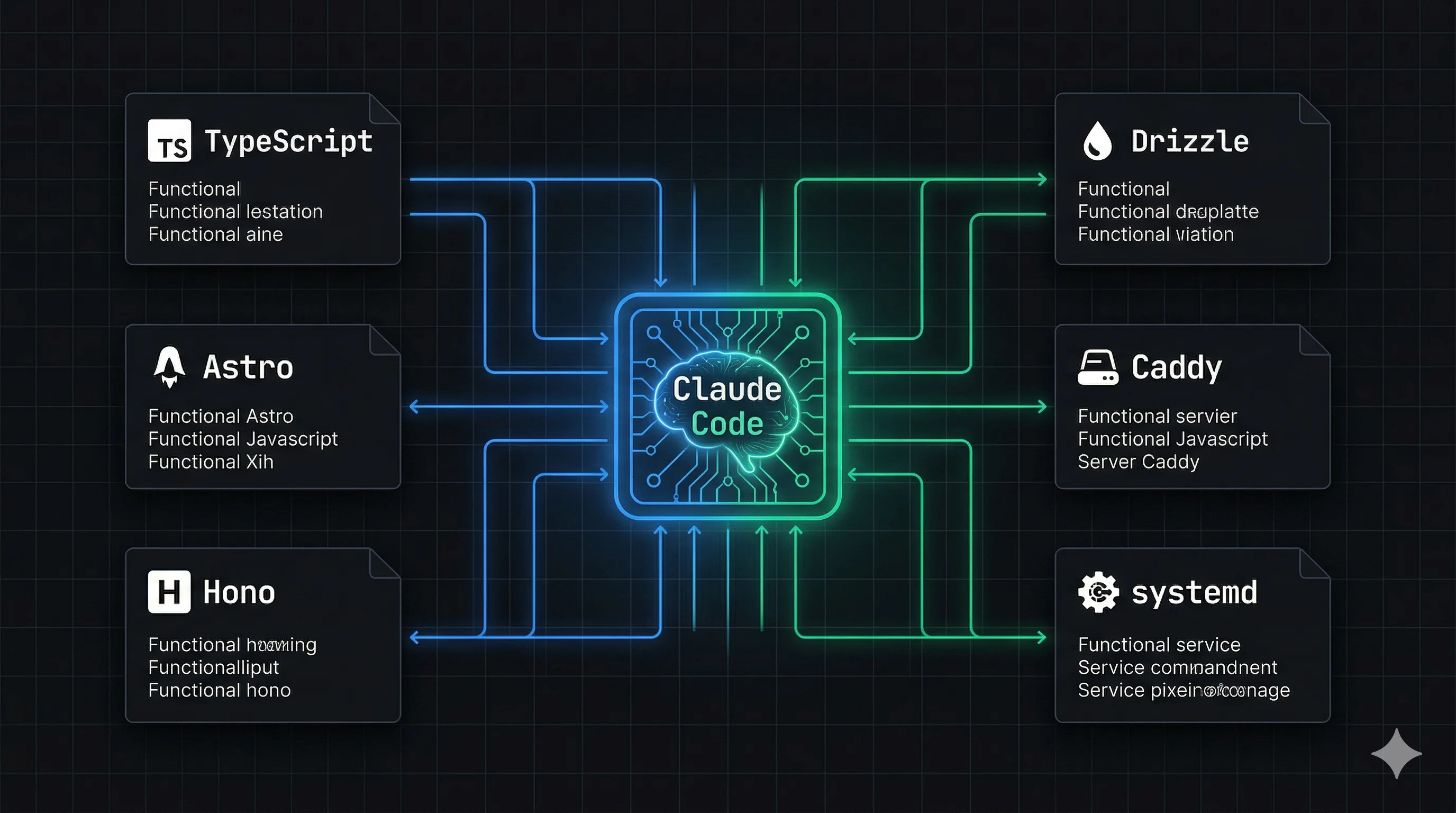Infographic: optimal architecture for building with Claude Code